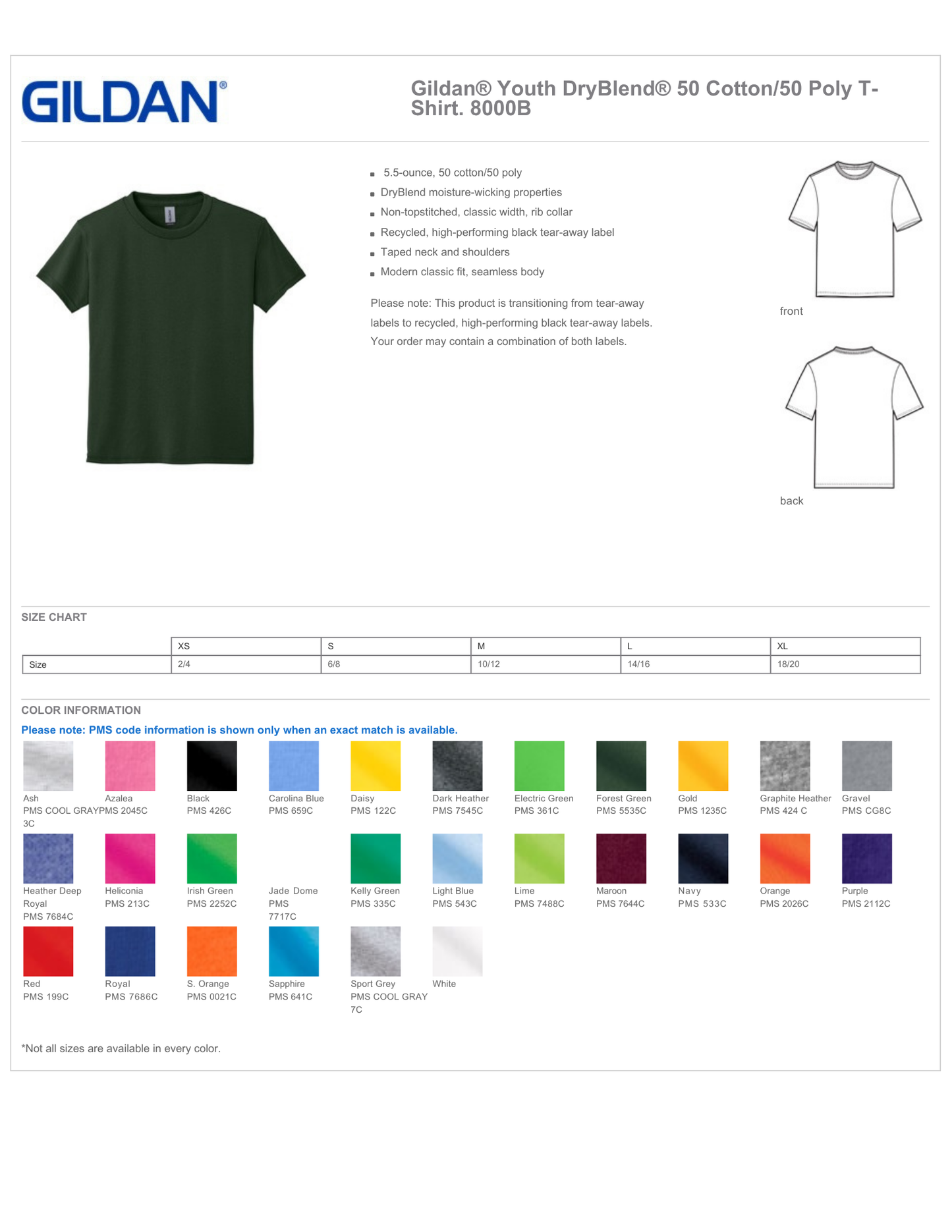 Cross Timbers MS "AC/DC CTMS" Gildan Dryblend Tee