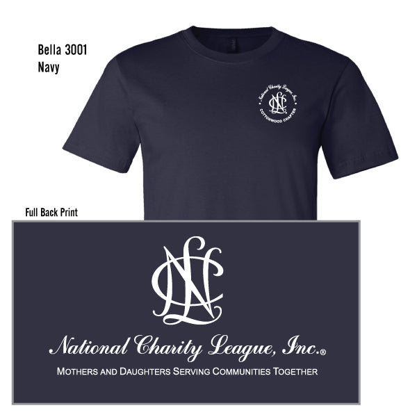 National Charity League Cottonwood Chapter "Basic NCL" Bella Canvas Unisex Jersey Tee