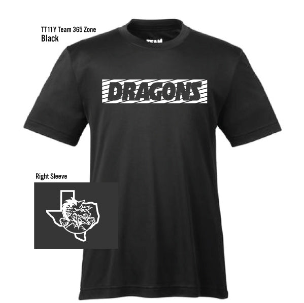 Durham Intermediate School "Boxed Dragons" Team 365 Zone Performance Tee