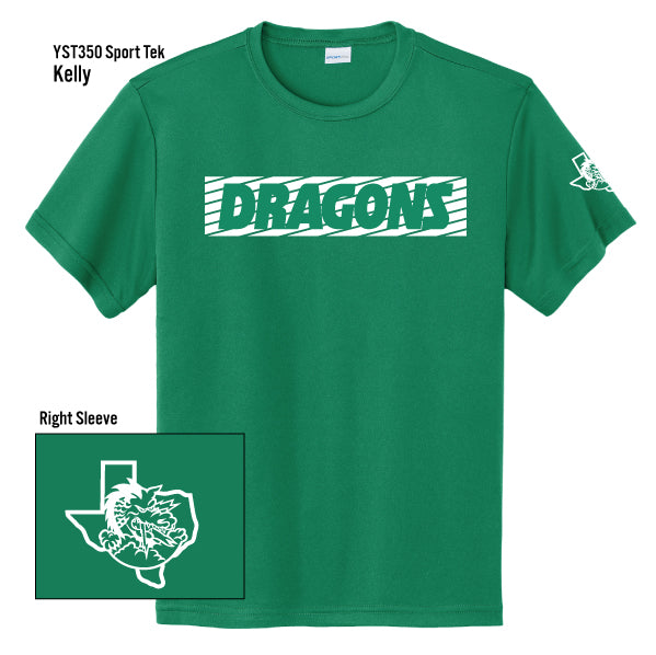 Durham Intermediate School "Boxed Dragons" Sport-Tek Competitor Tee