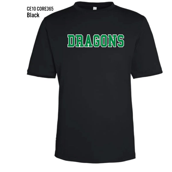 Carroll Middle School Athletics "Dragons" Core365 Capital Performance Tee