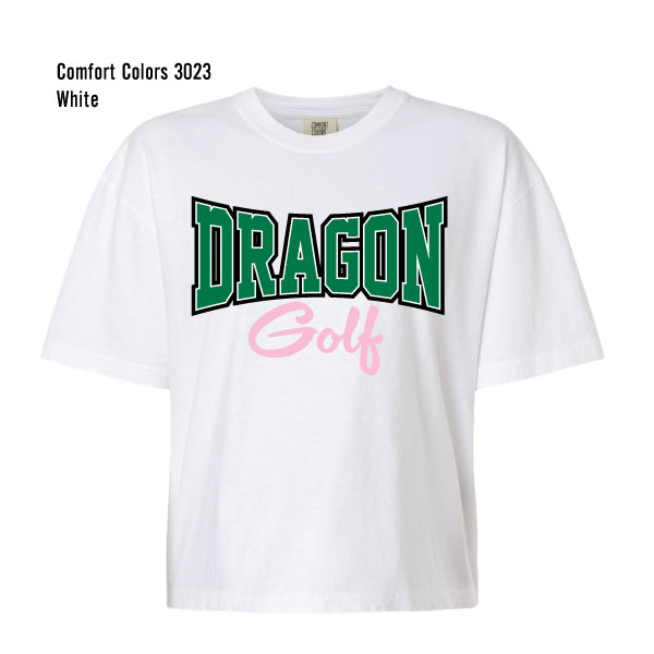 Carroll Golf "Dragon Golf" Comfort Colors Boxy Tee