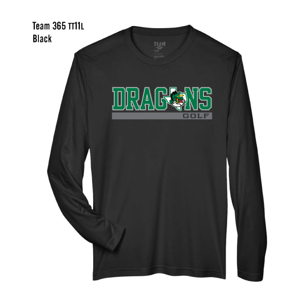 Carroll Golf "Collegiate Bar" Team 365 Zone Performance L/S Tee