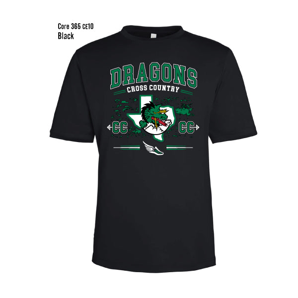 Carroll Middle School "Cross Country" Core365 Capital Performance T-Shirt