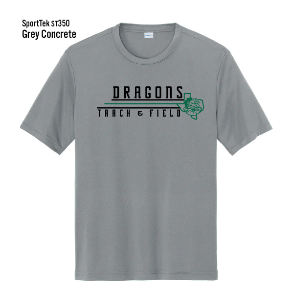 Carroll Middle School "Dragons Track & Field" Sport-Tek Competitor Tee