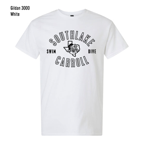 Carroll Swim & Dive "Black Dragon" Gildan Light Cotton Tee