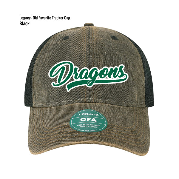 Dragon Tennis "Dragons" Legacy Old Favorite Trucker Cap