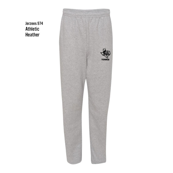 Dragon Tennis "Dragon Logo" Jerzees Nublend Fleece Open-Botton Sweatpants with Pockets