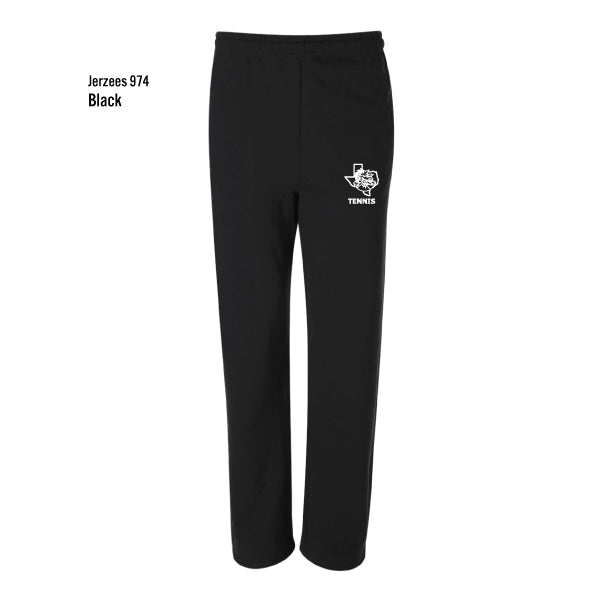 Dragon Tennis "Dragon Logo" Jerzees Nublend Fleece Open-Botton Sweatpants with Pockets