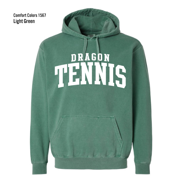 Dragon Tennis "Old School" Comfort Colors Unisex Hoodie