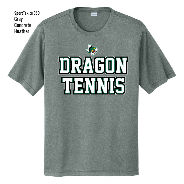 Dragon Tennis "Collegiate Stacked" Sport-Tek Competitor Tee