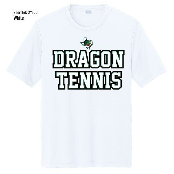 Carroll Tennis "Collegiate Stacked" Sport-Tek Competitor Tee