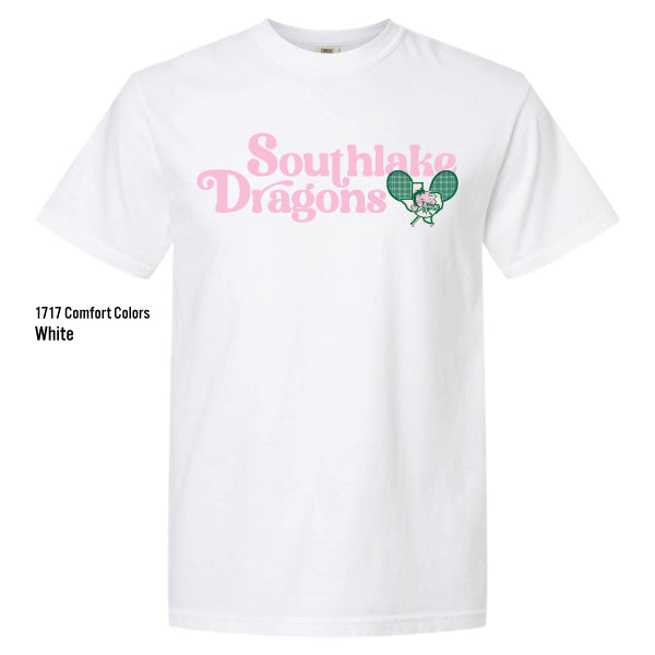 Carroll Tennis "Southlake Dragons Tennis" Comfort Colors Tee