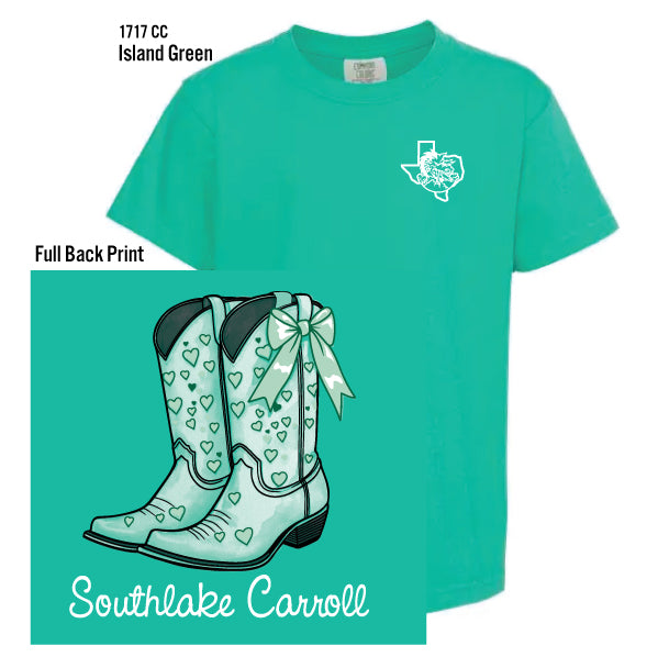 Durham Intermediate School "Southlake Carroll Boots" Comfort Colors Tee