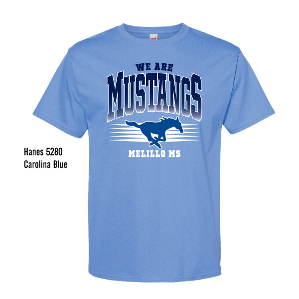 Melillo Middle School "We Are Mustangs" Hanes Essential T-Shirt