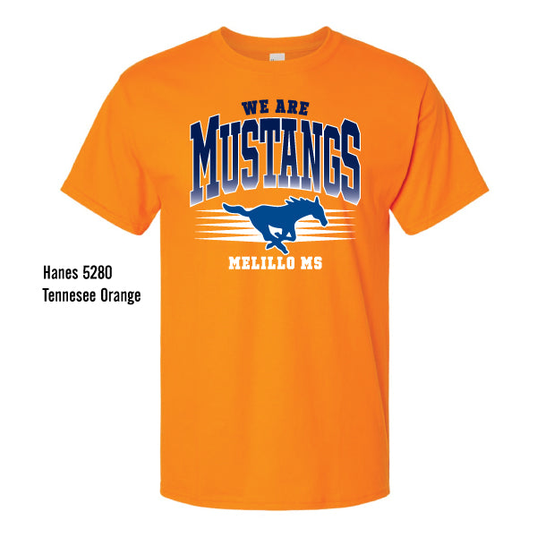 Melillo Middle School "We Are Mustangs" Hanes Essential T-Shirt