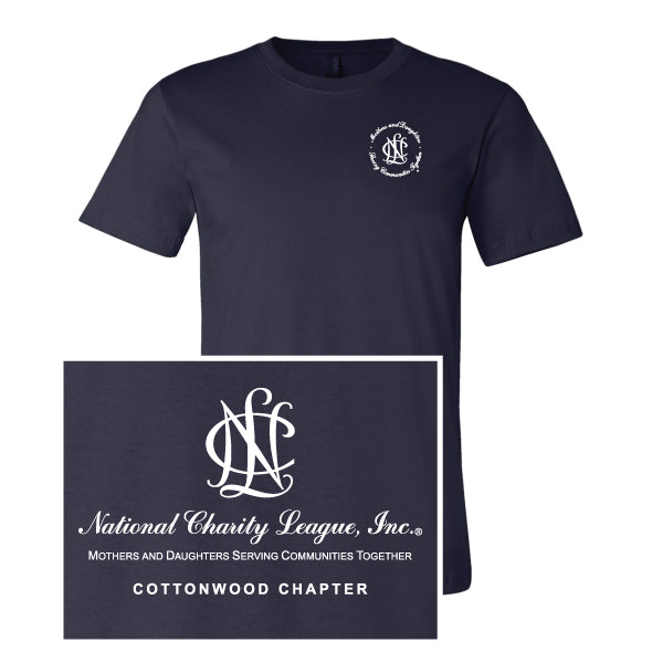 National Charity League Cottonwood Chapter "NCL Basic" Bella Canvas Jersey Tee