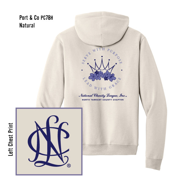 National Charity League North Tarrant County "Serve with Purpose" Port & Co Hoodie