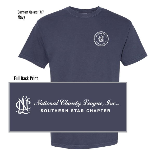 National Charity League Southern Star "Chapter Tee" Comfort Colors Tee