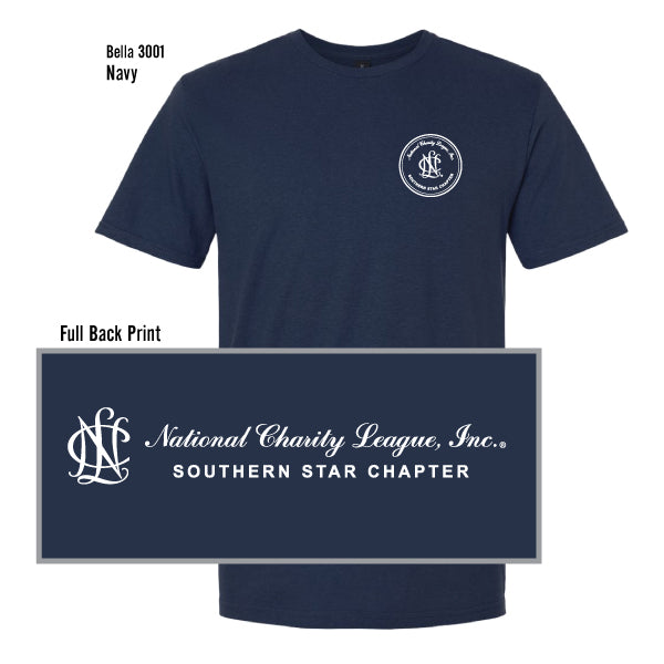 National Charity League Southern Star "Chapter Tee" Bella Canvas Unisex Jersey Tee