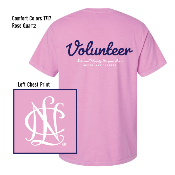 NCL Southlake Chapter "NCL Volunteer" Comfort Colors Tee