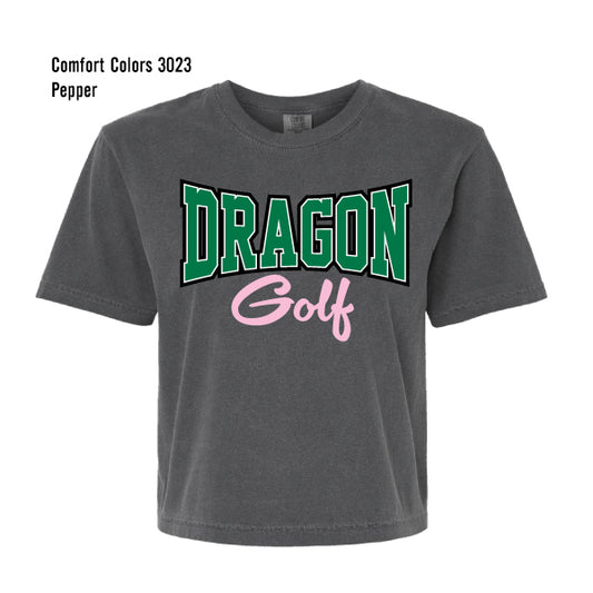 Carroll Golf "Dragon Golf" Comfort Colors Boxy Tee