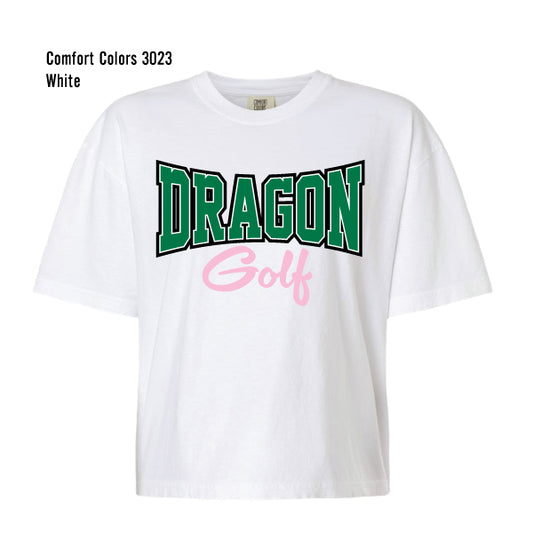 Carroll Golf "Dragon Golf" Comfort Colors Boxy Tee