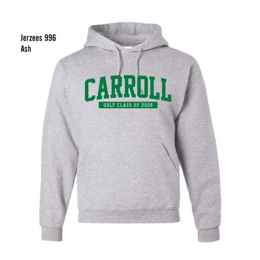 Carroll Golf "Class of 2028" Jerzees Nublend Fleece Hoodie