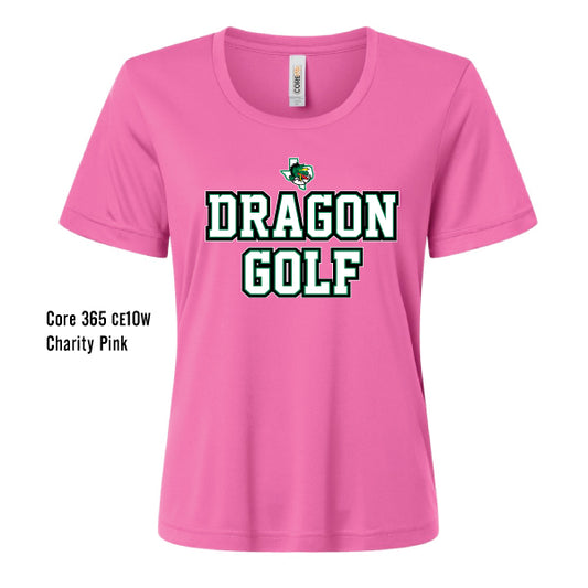 Carroll Golf "Collegiate Stacked" Core 365 Women's Capital Performance Tee