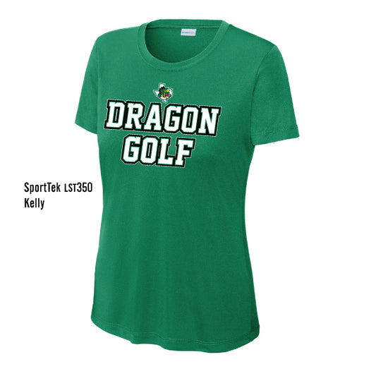 Carroll Golf "Collegiate Stacked" Sport-Tek Women's Competitor Tee