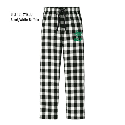 Carroll Golf "Dragon Logo" District Flannel Plaid Pant