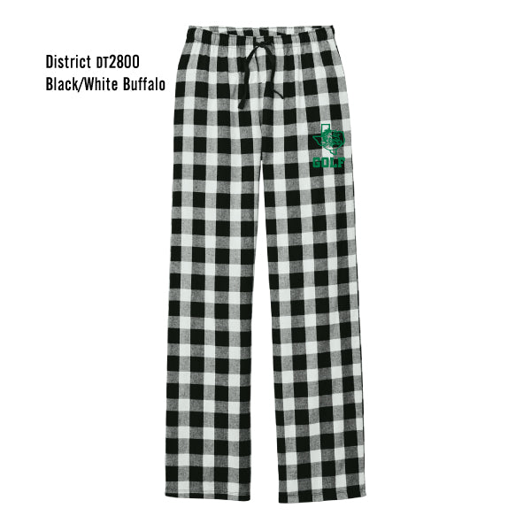 Carroll Golf "Dragon Logo" District Women's Flannel Plaid Pant