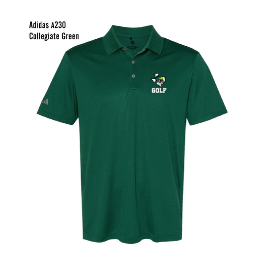 Carroll Golf "Dragon Logo" Adidas Performance Polo