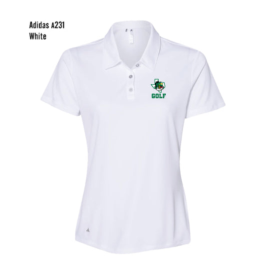 Carroll Golf "Dragon Logo" Adidas Women's Performance Polo