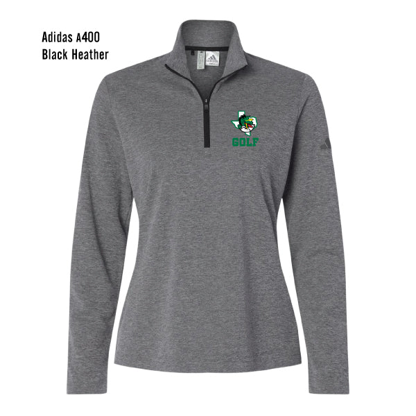 Carroll Golf "Dragon Logo" Adidas Women's Lightweight Quarter-Zip