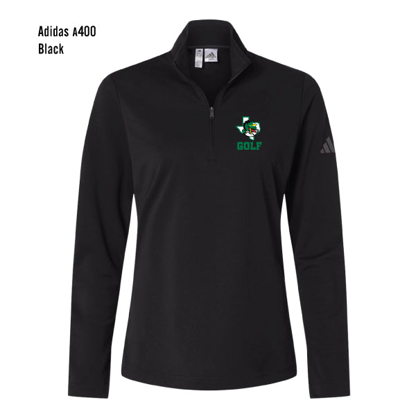 Carroll Golf "Dragon Logo" Adidas Women's Lightweight Quarter-Zip