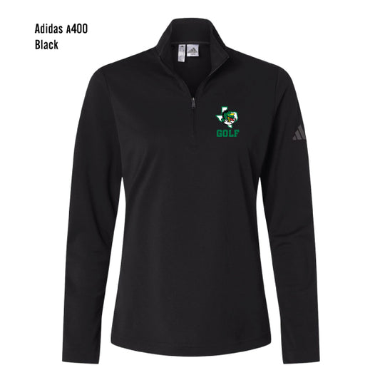 Carroll Golf "Dragon Logo" Adidas Women's Lightweight Quarter-Zip