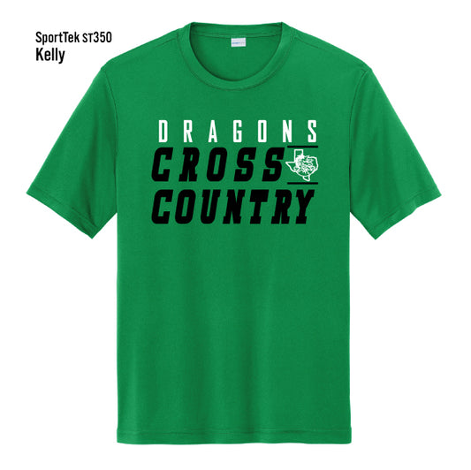 Carroll Middle School "Dragons Cross Country" Sport-Tek Competitor Tee
