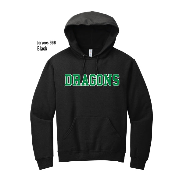 Carroll Middle School Athletics "Dragons" Gildan Heavy Blend Hooded Pullover
