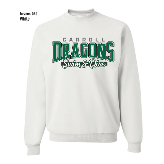 Dragons Swim & Dive "Collegiate" Jerzees Nublend Fleece Sweatshirt