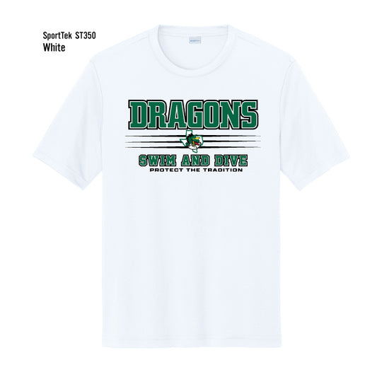 Dragons Swim & Dive "Protect The Tradition" Sport-Tek Competitor Tee