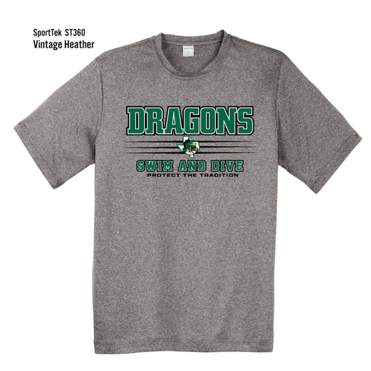 Dragons Swim & Dive "Protect The Tradition" Sport-Tek Competitor Tee