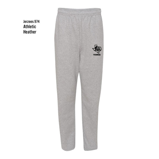 Dragon Tennis "Dragon Logo" Jerzees Nublend Fleece Open-Botton Sweatpants with Pockets