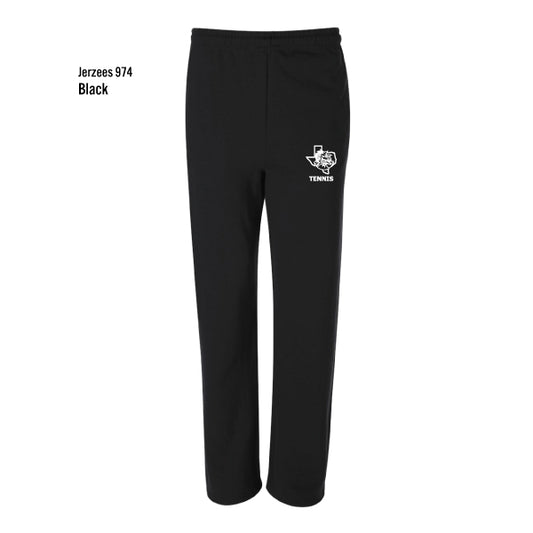 Dragon Tennis "Dragon Logo" Jerzees Nublend Fleece Open-Botton Sweatpants with Pockets
