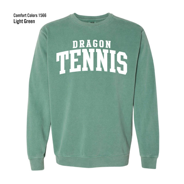 Dragon Tennis "Old School" Comfort Colors Unisex Crew Sweatshirt