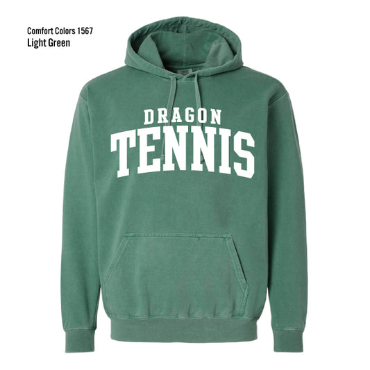 Dragon Tennis "Old School" Comfort Colors Unisex Hoodie