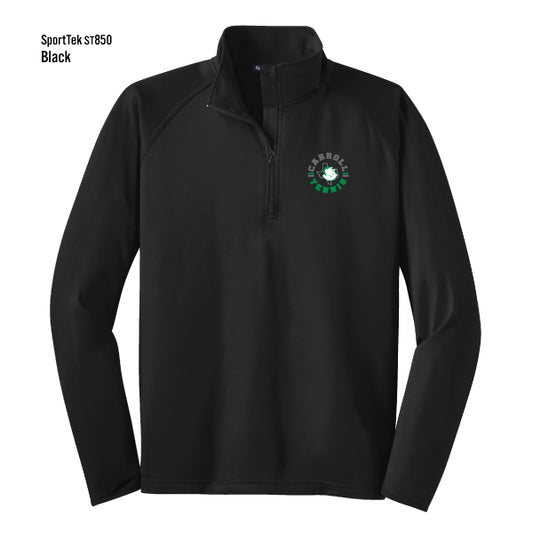 "Carroll Tennis" Sport-Tek Sport-Wick Stretch Quarter-Zip