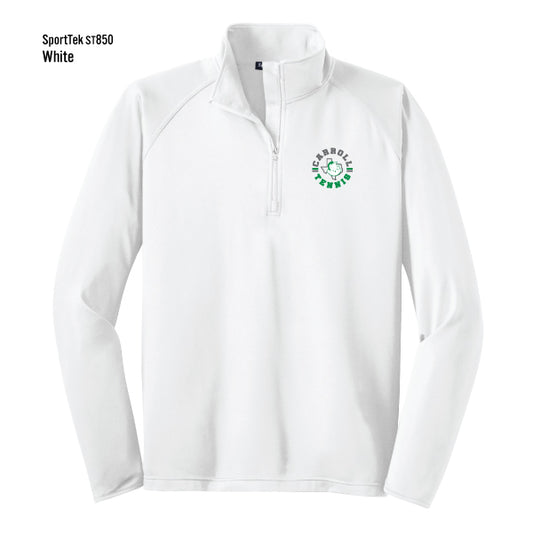 "Carroll Tennis" Sport-Tek Sport-Wick Stretch Quarter-Zip