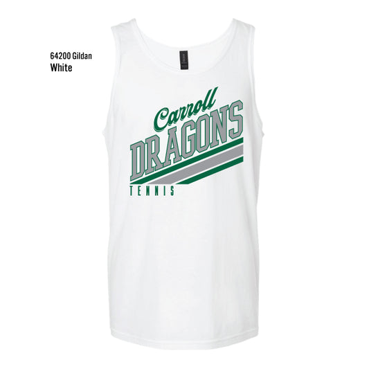 Carroll Tennis "Slant" Gildan Softstyle Tank