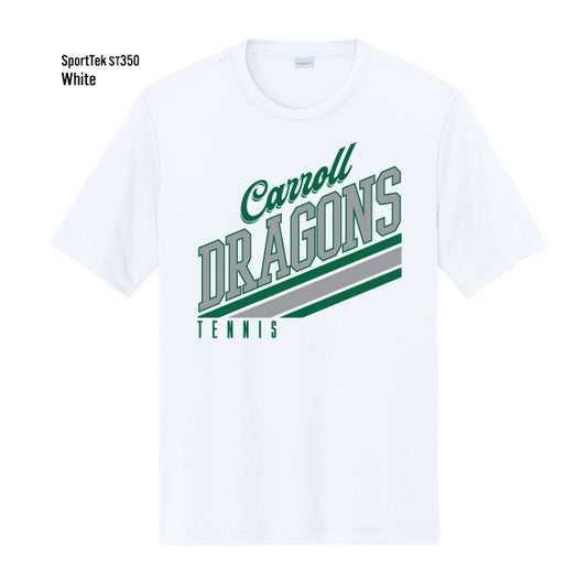 Carroll Tennis "Slant" Sport-Tek Competitor Tee